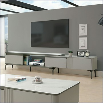 6.2尺岩板伸縮長櫃 電視櫃 抽屜櫃 高低櫃【163B35301】Leader傢居館163-C036