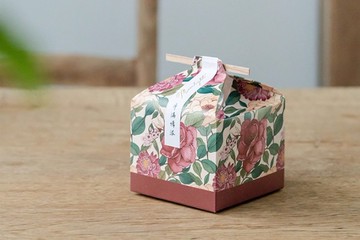 【禾果】月下花影・果香寄意-中秋典雅花卉果乾小方盒