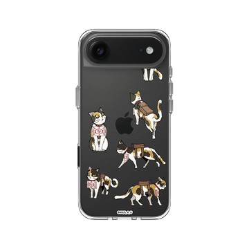 iPhone Air Clear Case（相機按鈕） 透明 - 鬼滅之刃 Demon Slayer - 角色系列-茶茶丸貼紙款