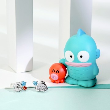 【STORY故事銀飾】Hangyodon經典系列-人魚漢頓晶鑽純銀耳環