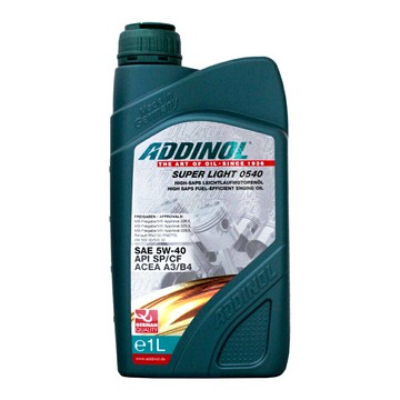 ADDINOL SUPER LIGHT 5W40 全合成機油【299免運領券再享折扣】