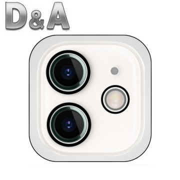 D&A Apple iPhone 12 (6.1吋)專用 黑框消光玻璃鏡頭貼