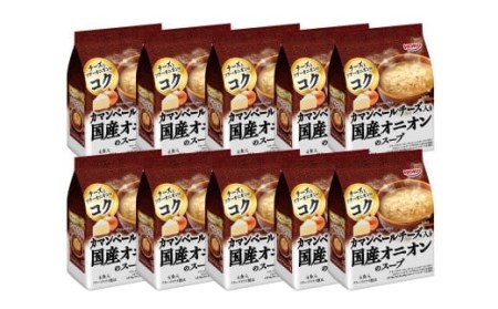 HOKO カマンベールチーズ入り 国産 オニオンスープ 4食入り×10袋