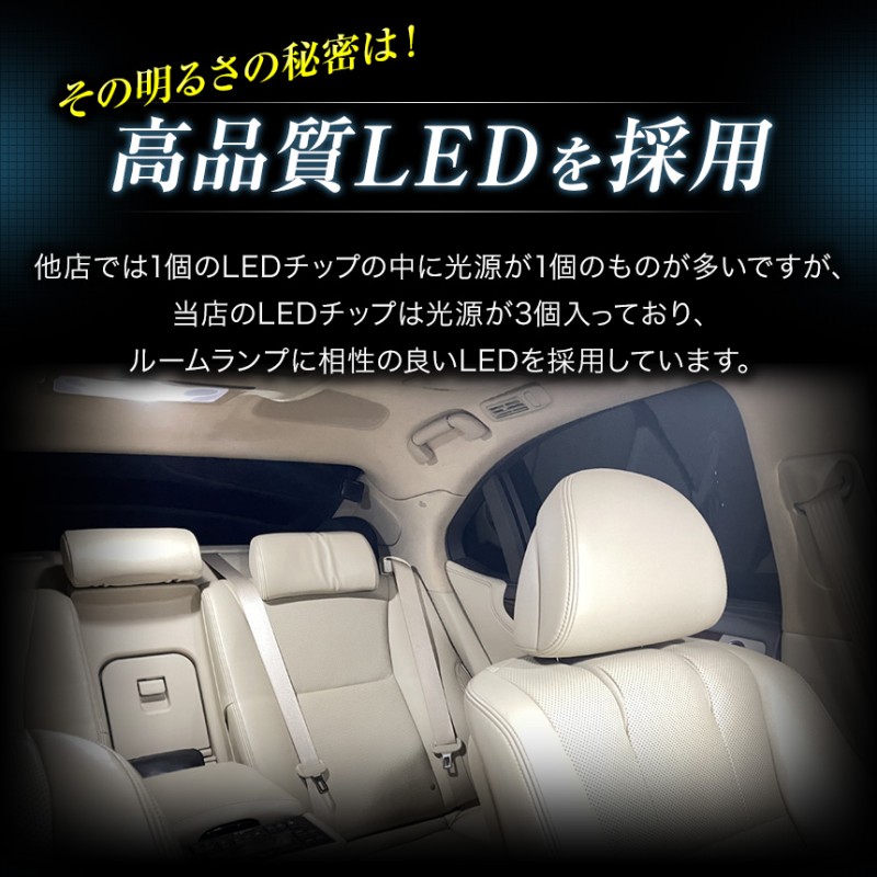 高品質 ヴィッツ 130系 前期 4点 LEDルームランプ SMD サンルーフ有り 爆光 明るい | LINEショッピング