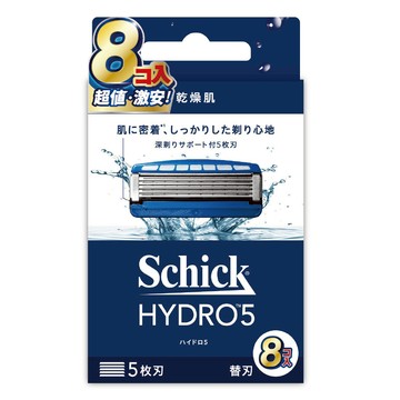 舒適水次元5Premium刮鬍刀-8刀頭(包裝隨機出貨)