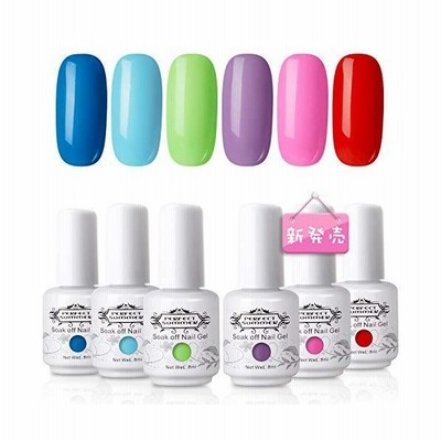 Perfect Summer ジェルネイル カラージェル 6色セット ポリッシュタイプ Uv Led対応 パステルカラー 通販 Lineポイント最大get Lineショッピング