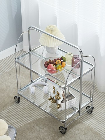 免運 邊桌沙發邊幾創意可移動推車客廳家用玻璃茶幾輕奢現代簡約小戶型桌子