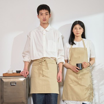 鹿造LUZAO 掛毛巾可移動拆卸畔半身圍裙