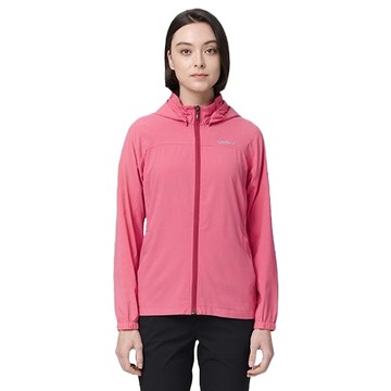 【Wildland 荒野】冰絲涼感抗UV機能外套 女 0B21931-168乾燥玫瑰