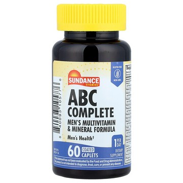 Sundance Vitamins, ABC 多面男士多維生素礦物質配方，60 片包衣囊片