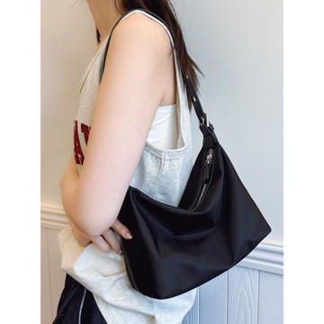 韓國加厚牛津布慵懶風單肩腋下包簡約托特包防水輕便斜挎包包女