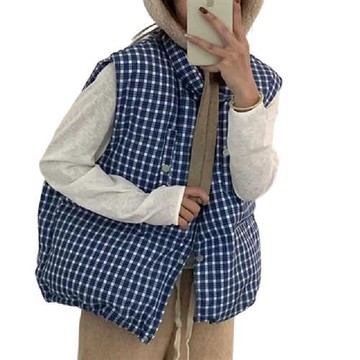 【米蘭精品】現貨+預購 頂級真羽絨背心90%鴨絨羽絨衣秋冬保暖上衣大碼休閒女裝-美式復古女外套5色74mw11