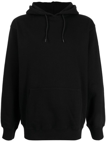 Yohji Yamamoto - 'No Future' logo-print hoodie - men - Cotton - 6 - Black