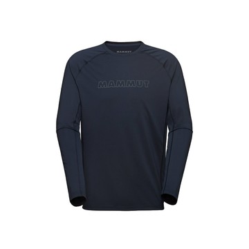 mammut 長毛象 男 selun fl longsleeve logo海洋藍1016-014