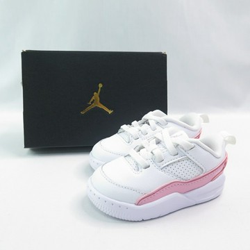 NIKE HF3331161 Jordan Flight Court 小童鞋 運動鞋 白/中柔粉【iSport愛運動】