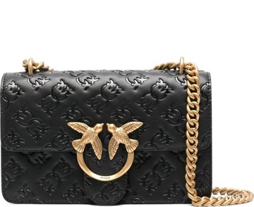 PINKO LOVE ONE MINI SHOLDER BAG 黑色女款包包