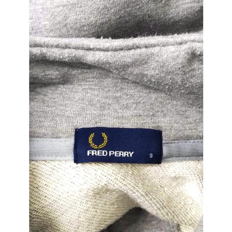 FRED PERRY(フレッドペリー) 別注 90Sロゴ刺繍 ハーフジッププル