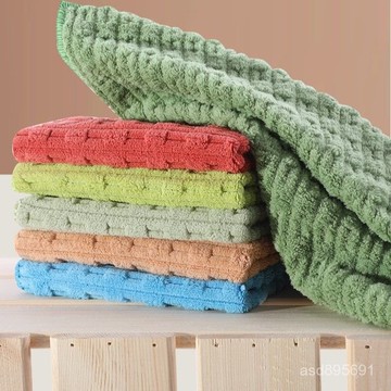 臺灣🚍8H出🉑家用不易條裝加厚洗碗抹布沾油廚房懶人清潔毛巾百潔布吸水不掉 8M5Q