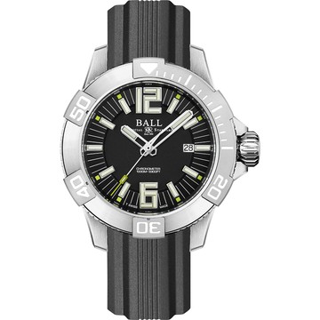 BALL 波爾 DeepQUEST II系列 鈦 天文台認證1000米潛水機械腕錶-42mm DM3002A-PC-BK
