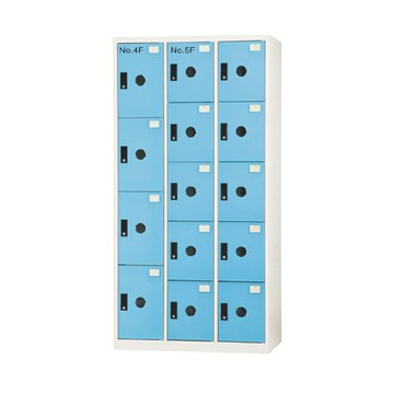 DAHFU 大富 DF多用途置物櫃 4大門10小門塑鋼門板 W900xD350xH1802mm / 個 DF-BL3410F