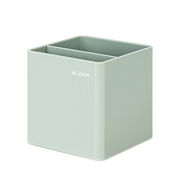 得力Deli NUSIGN雙層筆筒/NS011/抹苔綠