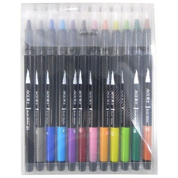 ACE英士  CB-600-12C 卡式彩繪毛筆 套裝組 (12色組)【APP滿額下單10%點數(單一帳號最高5000點)】1/31止