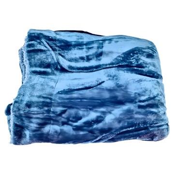 增加厚頂級羊羔絨毯 寶石藍 法蘭絨  200 x 150cm