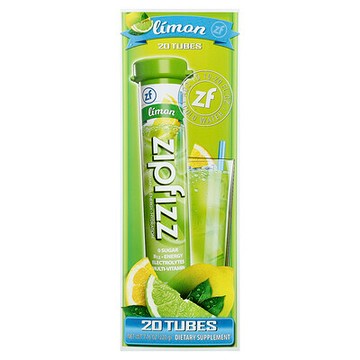 Zipfizz, 能量混合飲品，檸檬味，20 管，每管 0.39 盎司（11 克）