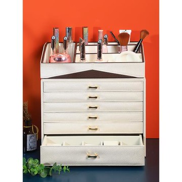 米拉蒂首飾盒女公主高檔大容量歐式韓國手飾品收納盒生日送禮物品