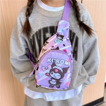 兒童包包寶寶出游可愛小胸包庫洛米女孩斜跨包女童公主斜跨背包潮