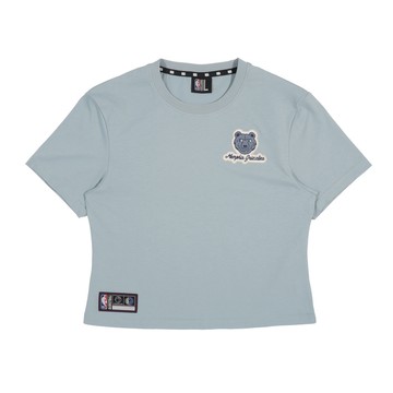 【NBA】女款基本隊伍T_灰熊隊 短袖上衣 女 灰色-3522101171