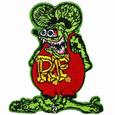 RAT FINK RF GREEN PATCHES # WITH FREE GIFT by Eddyshopping