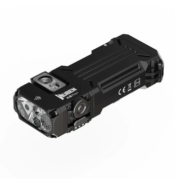 WUBEN X2 Pro+ 1500流明 205米 EDC多功能戰術手電筒 (紅白光) 無段調光 尾部磁吸 TYPE-C 14500 AA
