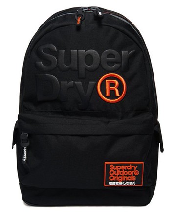 Superdry Men's High Build Lineman Montana Rucksack Black Size: 1SIZE