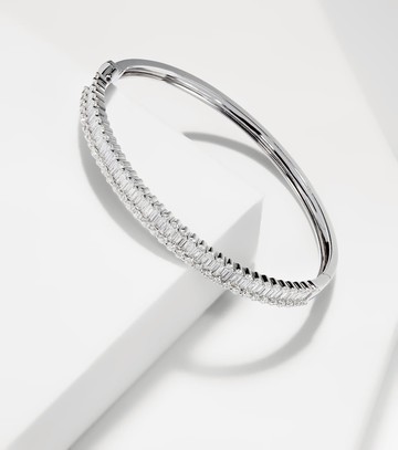 Bucherer Fine Jewellery 18kt white gold bangle with diamonds