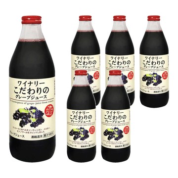 ALPS WINE 阿爾卑斯 紅葡萄果汁  1L  6瓶