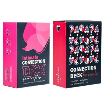 comeciton deck全英文情侶游戲卡牌 深情對話卡片桌游跨境