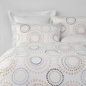 200織純棉床包兩用被組加大 幻波