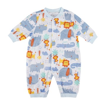 滿底印花妙妙裝-藍