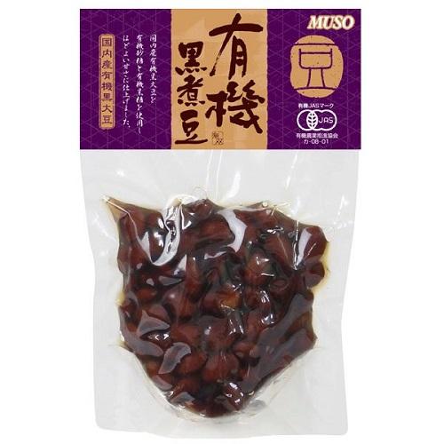 有機黒煮豆 １２５ｇ ムソー