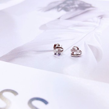 現貨專區｜愛的到來｜愛心銀針耳環-柔光銀(BPE22-s)｜送禮精選店家★Reyna jewelry 女王飾品