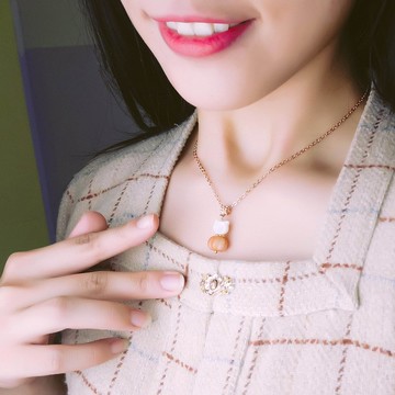 萬聖喵項鍊(紅東陵-大貓款)