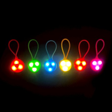 LED矽膠爆閃背包燈 跑步燈 夜跑燈 單車燈 閃爍燈 警示燈 隨身燈 爆閃燈 青蛙燈 腳踏車燈【FF011】普特汽車精品