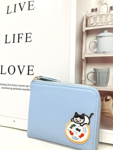 【快速出貨】L型短夾 零錢包 皮夾 卡夾 小包 大容量 生日 畢業禮