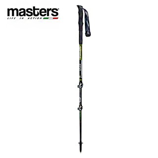 masters 義大利 Eiger 艾格登山杖 黑/綠 1入
