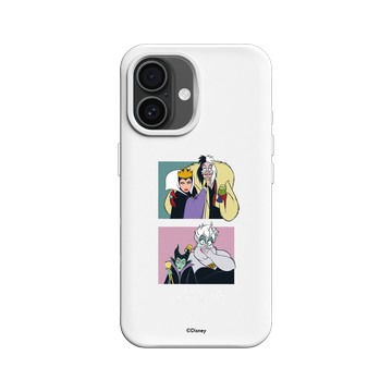 iPhone 16 SolidX 白 - Disney Villains - 可愛混亂
