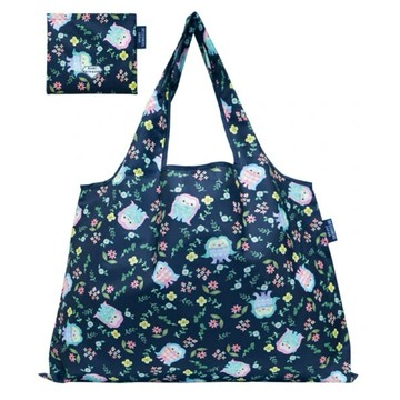 【地球日特輯】日本 PRAIRIE DOG 藝術設計、時尚2WAY環保購物袋 (抗菌 /防潑水) - 小花