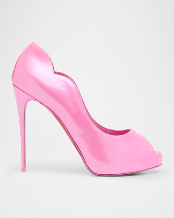 Hot Chick Alta Patent Red Sole Pumps