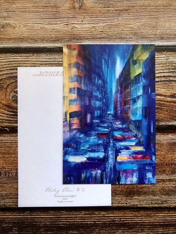 香港風景明信片-花園街