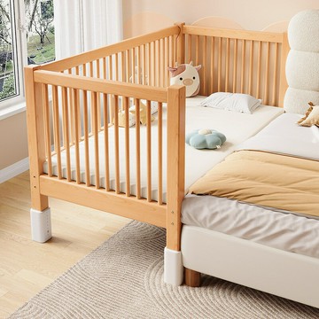 【台灣公司 可打統編】免運 全櫸木拼接床實木兒童嬰兒床可升降加寬拼接大床小孩床邊床拼接床 可開發票 全館五折 工廠現貨直銷 新品特價 b9188